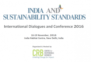India and sustainability standards conference banner